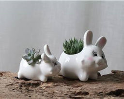 Кашпо 13х12,6 Зайчик / XN019 /уп 72/ - Галеонтрейд фото 2