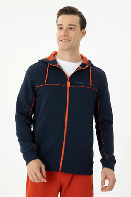 Мужской темно-синий вязаный кардиган Неожиданная скидка в корзине - U.s. polo assn фото 2