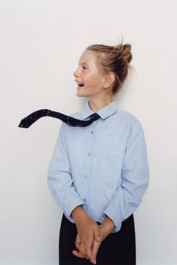 POPLIN SHIRT WITH POCKET - Zara фото 5