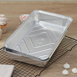 Набор Пикник,формы из фольги 2235 мл-2 шт,крышка для форм-2 шт,вилка, нож,салфетки по 6 шт - Доляна фото 7