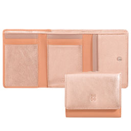 Итальянский женский кожаный кошелек DuDu серии Corsica | золотистый