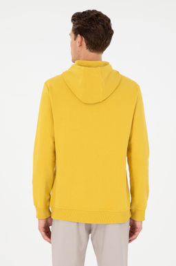 Мужской желтый базовый свитшот - U.s. polo assn фото 5