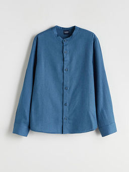 Keten Kar???ml? Erkek ?ocuk G?mlek