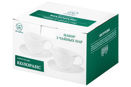 Чайн. пара 4 пр. 300 мл Колоранс белая - Elan gallery фото 10