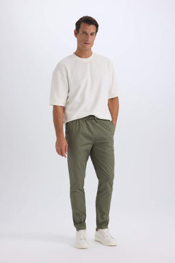 Jogger Chino Pantolon Beli Bagc?kl? Cepli Duz Paca - Defacto фото 11