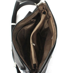 Сумка женская искусственная кожа ADEL-261. 1отдел+кар/пер, черный флотер 256600 - Adelia фото 3