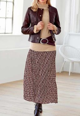Юбка, бургунд