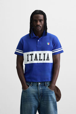 COLOUR BLOCK FLAG POLO SHIRT - Zara фото 2