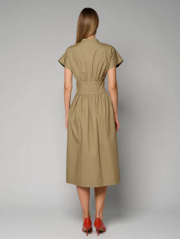 Платье женское 12521-35153 khaki - Eleganzza фото 2