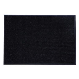 Коврик придверный влаговпитывающий, ребристый, «Стандарт», 90×120 см, чёрный
