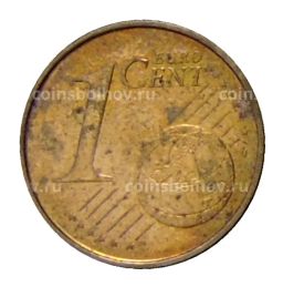 1 евроцент 2017 года Испания