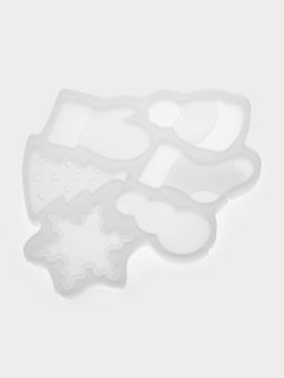 Форма для леденцов Новогодние леденцы, силикон, 6 ячеек, 15?13 см, прозрачная