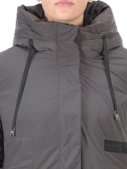 21-967 DARK GRAY Пальто зимнее женское AIKESDFRS (200 гр. холлофайбера) - Fashion фото 10