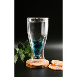 Пивной бокал Magistro «Дуо», 400 мл, 8.5×8.5×18 см, с двойными стенками, стекло, прозрачный