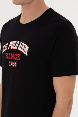 Erkek Regular Fit Bisiklet Yaka Siyah Ti__rt Sepette S_rpriz _ndirim - U.s. polo assn фото 7