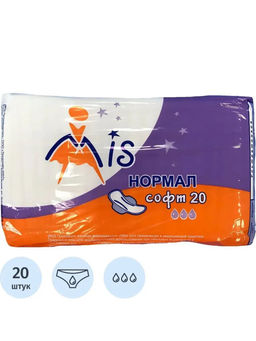 MIS Прокладки гиг. Нормал Софт 3 капли 20 шт 186
