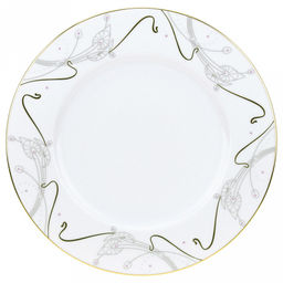 Тарелка мелкая фарфоровая "Арт-Нуво" д270мм, форма "Margo", набор 6шт, "Czech gold hands bohemia" (Чешская Республика)