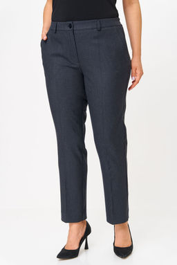 Брюки БелЭльСтиль 610 сине-серая клеточка  фото 2