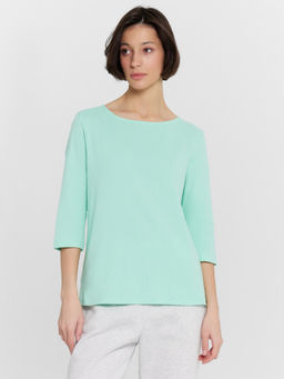 Лонгслив женский мятный мята 122650 - Mark formelle фото 2