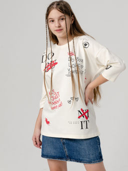 877Д Футболка детская " Экрю"