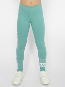 CRB wear/CWJG 70401-39 Брюки модель легинсы для девочки,морская волна/Ex.Cherubino