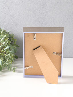 Фоторамка для фото 13×18 см «Ламберто», пластик, серебро с белым, 19×14×3.5 см