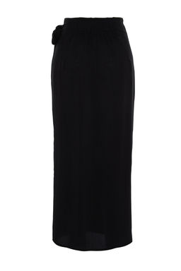 TRENDYOLMILLA Yag Yesili Baglamal? Kruvaze Kapama Viskon Kumasl? Maxi Boy Dokuma Etek TWOSS24ET00006 фото 8