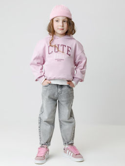 КР 302815/сиреневый 3206 к645 джемпер (худи) для дев