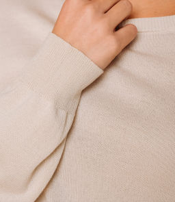 Джемпер #ОКТ125002, светло-бежевый - Dommod фото 5