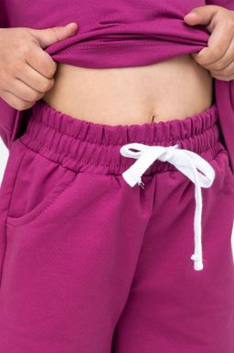 Костюм оверсайз из футера двухнитки для девочки Bonito  фото 6