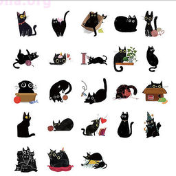 Набор наклеек Mr. Black cat - Купи слона фото 3