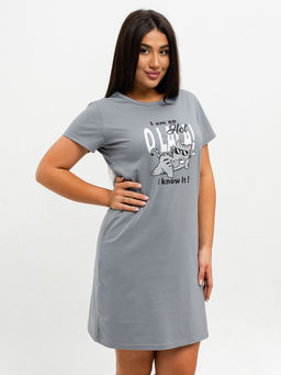 Сорочка С-2 темно-серый - Lena basco фото 5