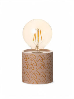 Светильник Цилиндр большие сердца LED 2хАА 8.5?8.5?17 см