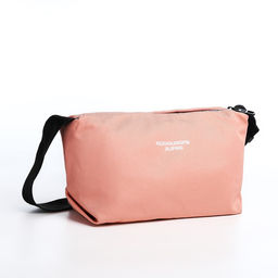 Сумка молодёжная на молнии, цвет розовый - Simaland фото 3