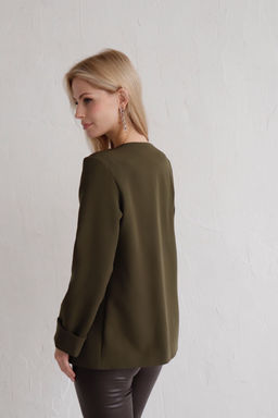 Двубортный жакет без лацканов - Martichelli фото 16