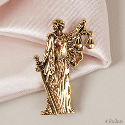 Брошь Фемида / 5350G /уп 12/