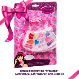 Набор детской декорат. косметики Bondibon Eva Moda, CRD 18,5 х24,5 см,сумочка-косметичка, тени для в  фото 8