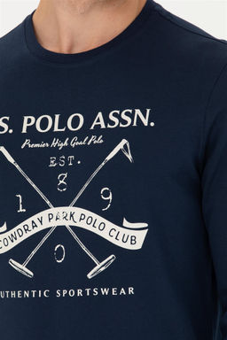 U. S. Polo Assn / Мужской темно-синий свитшот - U.s. polo assn фото 14