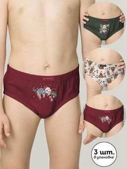 BULB3309(3шт. в упаковке) трусы для мальчиков