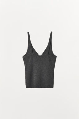 KNITTED TOP WITH RHINESTONES AND BEADS - Zara фото 5