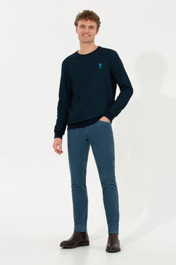 U. S. Polo Assn Мужские кобальтово-синие брюки из плотной ткани - U.s. polo assn фото 4