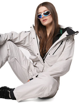 Комбинезон BB-0271 Бело-серый