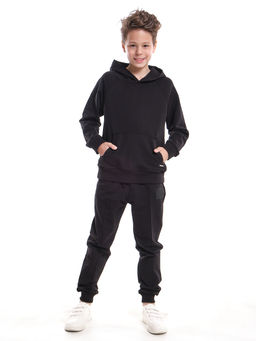 Спортивный костюм для мальчика подростка 22-7815 черный - Mini maxi фото 4