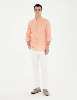 Ekru Slim Fit Jean Pantolon - Pierre cardin фото 3