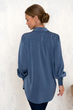 Рубашка Open Style 5273 синий