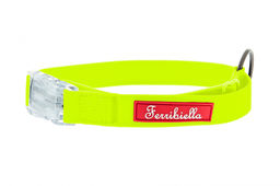 ВИА Тонкий силиконовый ошейник, желтый 1,5X20-30 см (COLLARE FUN FLAT 1,5X20-30CM GIALLO) HI725-G HI725-G