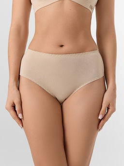 Цена за 2 штуки! Трусы макси женские бежевые - Mark formelle фото 2