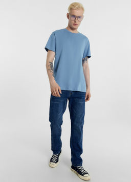 Футболка мужская в голубом оттенке туманный голубой 111773 - Mark formelle фото 2