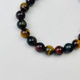 Браслет из Тигрового,Соколиного и Бычего глаза 20 см