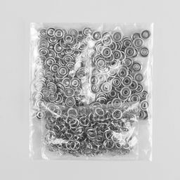 Кнопки рубашечные, открытые, d=9.5 мм, 100 шт., цвет серебряный